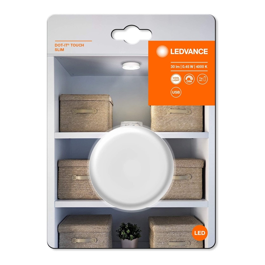 Ledvance -LED Dimming Φωτάκι νυκτός DOT-IT LED/0,45W/5V 500 mAh