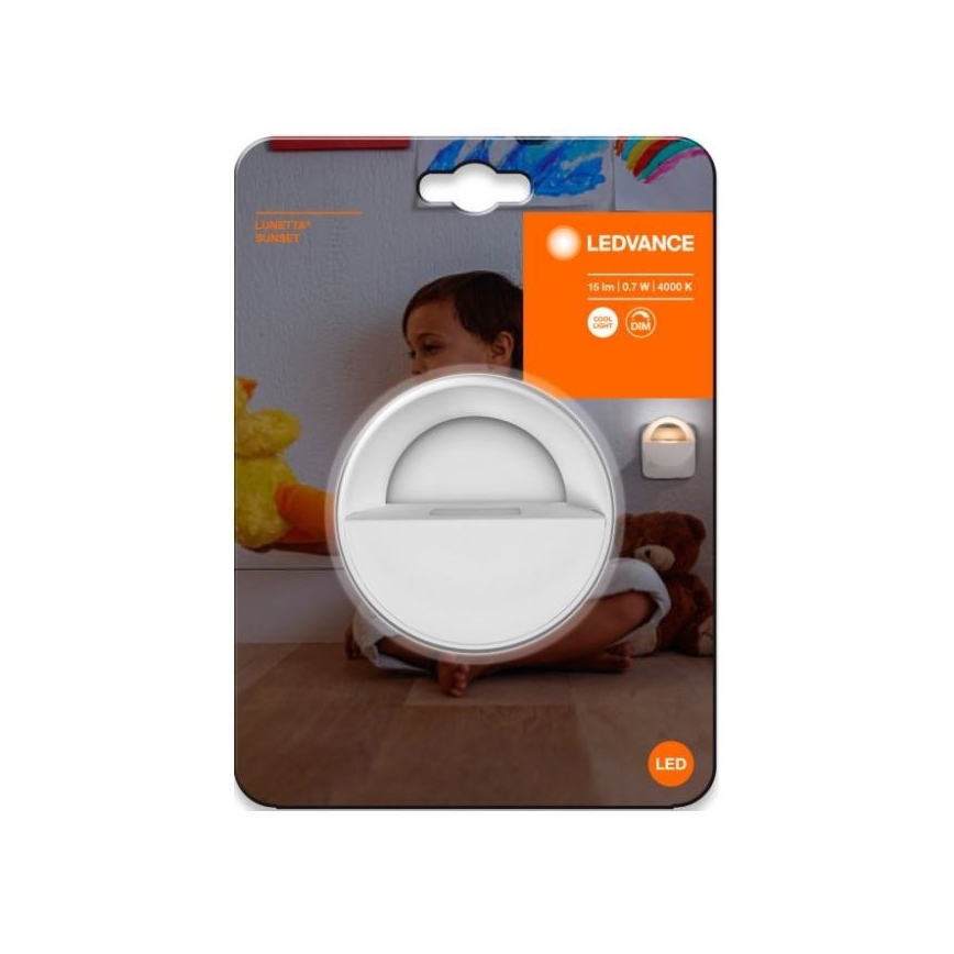 Ledvance - LED Dimming φωτάκι νυκτός LUNETTA LED/0,7W/230V