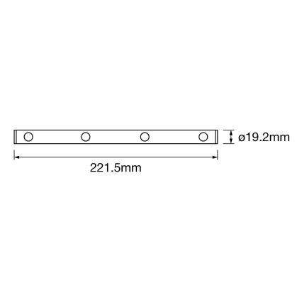Ledvance - LED  φωτιστικό προσανατολισμού LUMISTIXX 4xLED/0,6W/4,5V