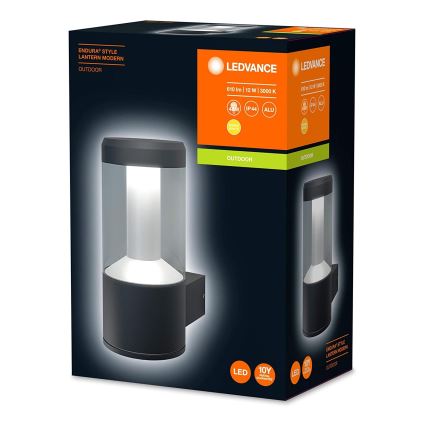 Ledvance - LED Φωτιστικό τοίχου εξωτερικού χώρου LANTERN 1xLED/12W/230V IP44