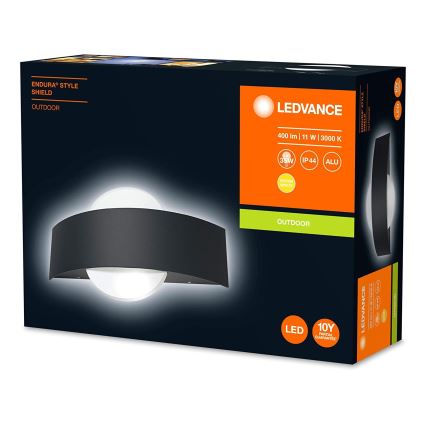 Ledvance - LED Φωτιστικό τοίχου εξωτερικού χώρου SHIELD LED/11W/230V IP44
