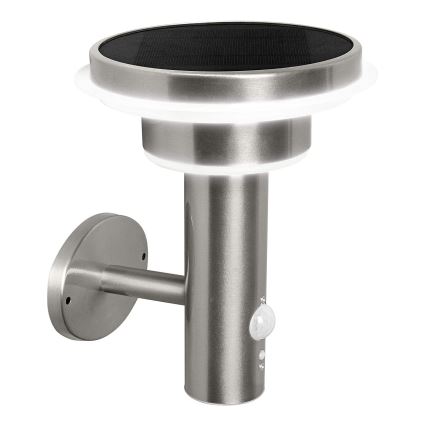 Ledvance - LED ρυθμιζόμενο ηλιακό φωτιστικό με αισθητήρα κίνησης και λυκόφωτος CIRCLE LED/6W/3,2V 2200 mAh IP44