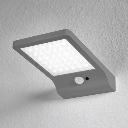 Ledvance - LED ηλιακό φωτιστικό τοίχου με αισθητήρα DOORLED LED/3W/3,3V 2000 mAh IP44