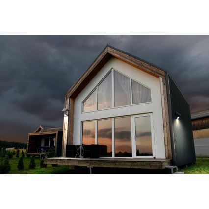 Ledvance - LED ρυθμιζόμενος ηλιακός προβολέας με αισθητήρα κίνησης και λυκόφωτος FLOOD SPLIT LED/10W/3,2V 5000 mAh IP65 + τηλεχειριστήριο