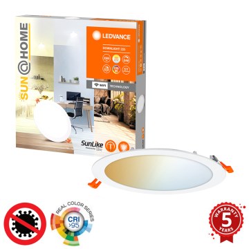 Ledvance - LED Ρυθμιζόμενο φωτιστικό οροφής SUN@HOME LED/22W/230V 2200-5000 CRI 95 Wi-Fi