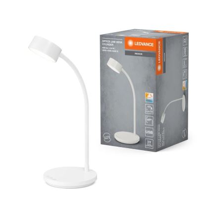 Ledvance - Επιτραπέζια ρυθμιζόμενη LED λάμπα αφής OFFICE LED/4,8W/5V 3000-6500K λευκή