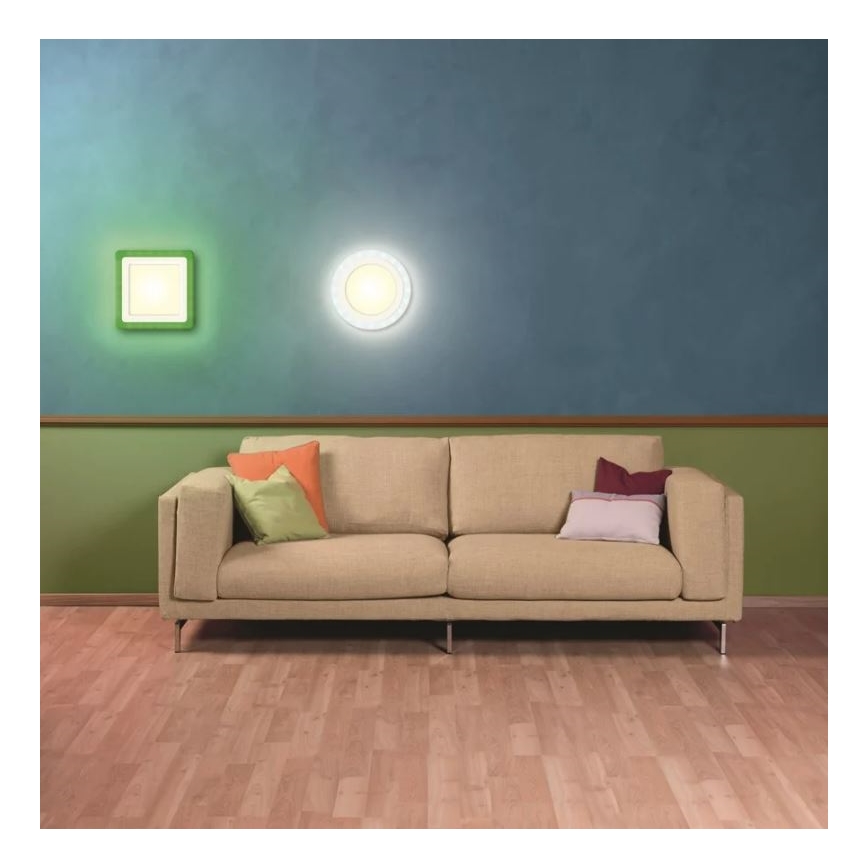 Ledvance - LED RGB Ρυθμιζόμενο Φωτιστικό Οροφής LED/19W/230V με τηλεχειριστήριο