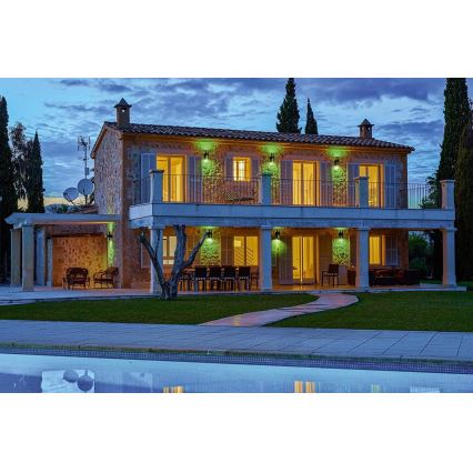 Ledvance- LED RGB Dimmable φωτιστικό εξωτερικού χώρου SMART+ ROTARY 2xLED/5W/230V IP44 Wi-Fi