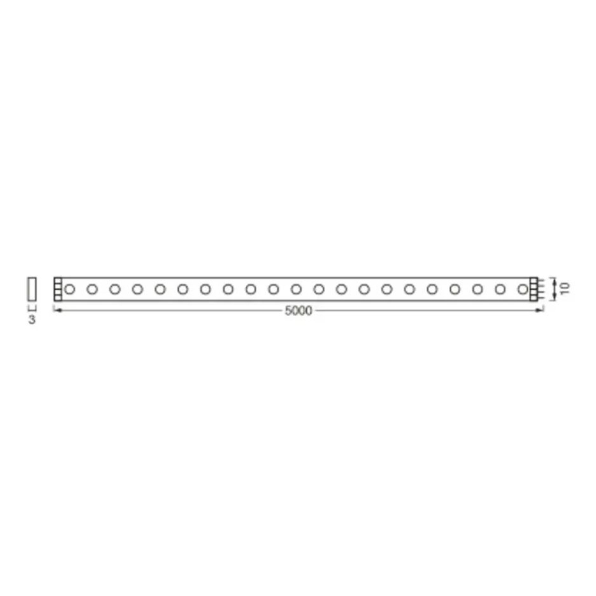 Ledvance - LED RGB Dimmable ταινία FLEX AUDIO 5m LED/20W/230V + τηλεχειριστήριο