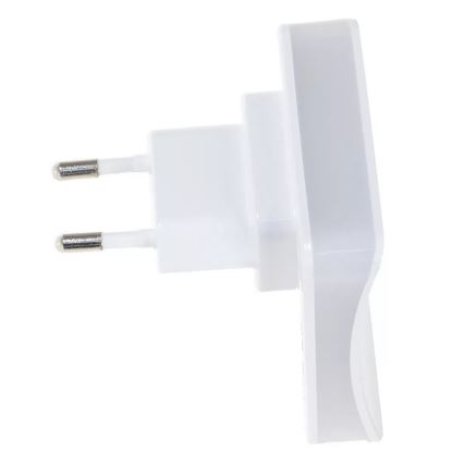 Ledvance - LED RGB Φωτιστικό προσανατολισμού με αισθητήρα για πρίζα LUNETTA LED/0,3W/230V