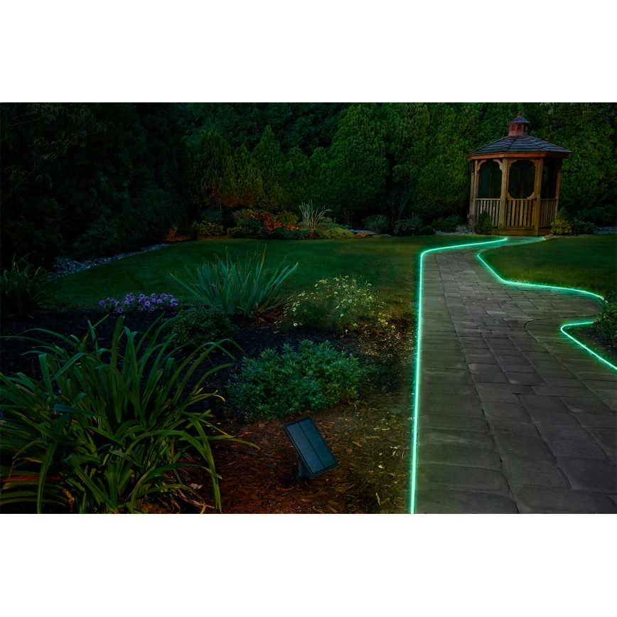 Ledvance - LED RGB Ρυθμιζόμενη ηλιακή ταινία FLEX MAGIC 5m LED/1,6W/5V + τηλεχειριστήριο