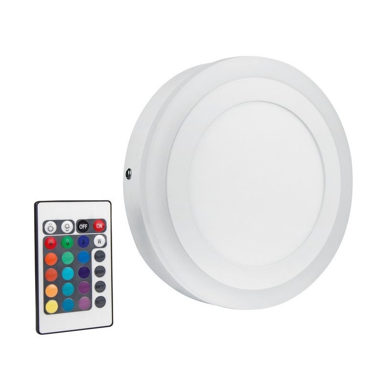 Ledvance - LED RGB Ρυθμιζόμενο Φωτιστικό Οροφής LED/19W/230V με τηλεχειριστήριο