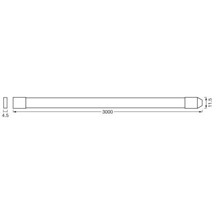 Ledvance - LED RGB+TW Dimming Εξωτερικού χώρου ταινία FLEX 3m LED/12,5W/230V 2700-6500K IP44 Wi-Fi