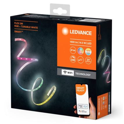 Ledvance - LED RGB+TW Dimming Εξωτερικού χώρου ταινία FLEX 5m LED/14,5W/230V 2700-6500K IP44 Wi-Fi