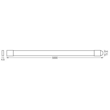 Ledvance - LED RGB+TW Dimming Εξωτερικού χώρου ταινία FLEX 5m LED/14,5W/230V 2700-6500K IP44 Wi-Fi