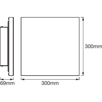 Ledvance - LED RGB+TW Φωτιστικό οροφής με dimmer SMART+ FRAMELESS LED/20W/230V 3000K-6500K Wi-Fi