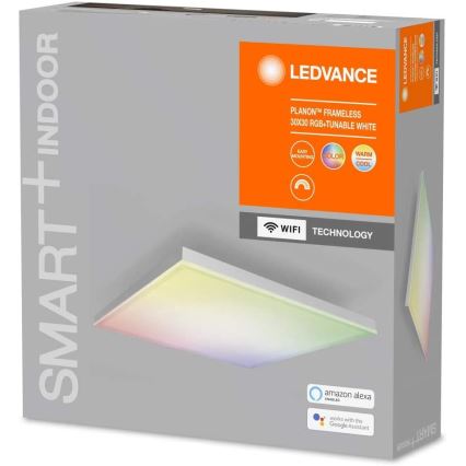 Ledvance - LED RGB+TW Φωτιστικό οροφής με dimmer SMART+ FRAMELESS LED/20W/230V 3000K-6500K Wi-Fi