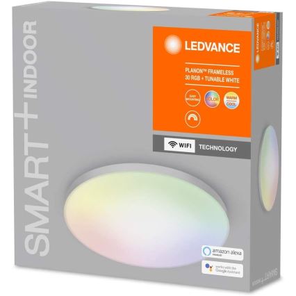 Ledvance - LED RGB+TW  Φωτιστικό οροφής με ρύθμιση φωτισμού  SMART+ FRAMELESS LED/20W/230V 3000K-6500K Wi-Fi