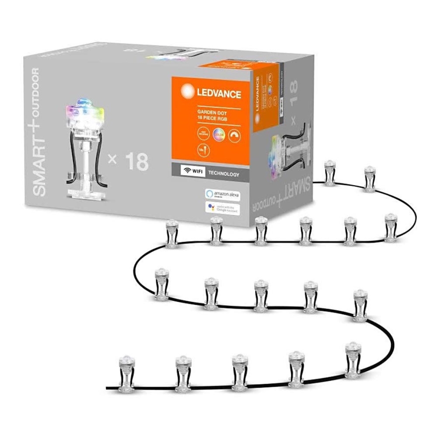 Ledvance - LED RGB Εξωτερικό διακοσμητικό φωτιστικό SMART+ DOT 18xLED/4W/230V IP65 Wi-Fi