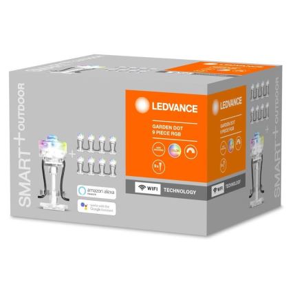 Ledvance - LED RGB Σετ προέκτασης εξωτερικού χώρου SMART+ 9xLED/2,5W/230V IP65 Wi-Fi