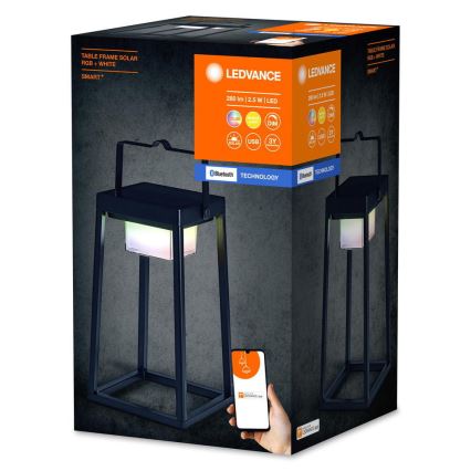 Ledvance - LED RGBW Ρυθμιζόμενος ηλιακός φωτισμός SMART+ TABLE LED/2,5W/3,7V 2200 mAh IP44