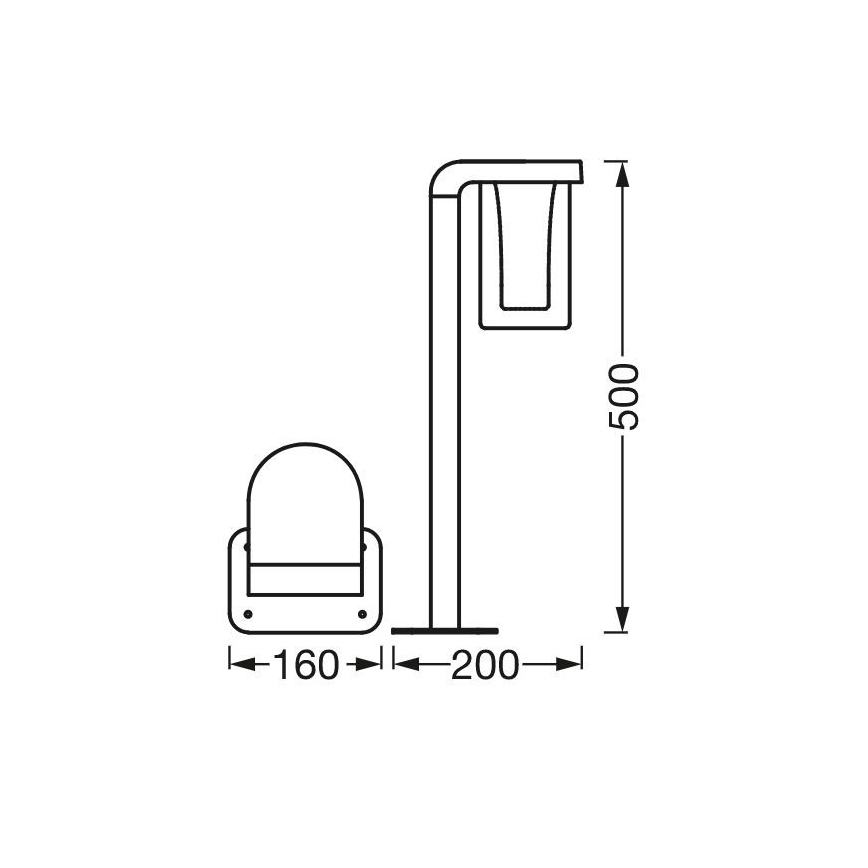 Ledvance - LED RGBW Dimmable λάμπα εξωτερικού χώρου CASCADE LED/10W/230V IP44 Wi-Fi