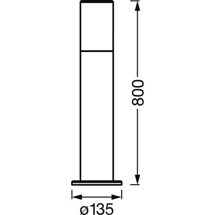 Ledvance - LED RGBW Dimmable λαμπτήρας εξωτερικού χώρου SMART+ PIPE LED/10W/230V Wi-Fi IP44