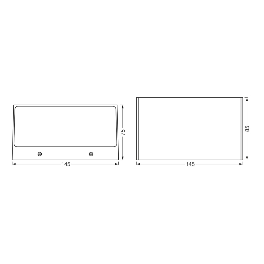 Ledvance - LED RGBW Dimmable εξωτερικό φωτιστικό τοίχου SMART+ BRICK LED/14W/230V Wi-Fi IP44