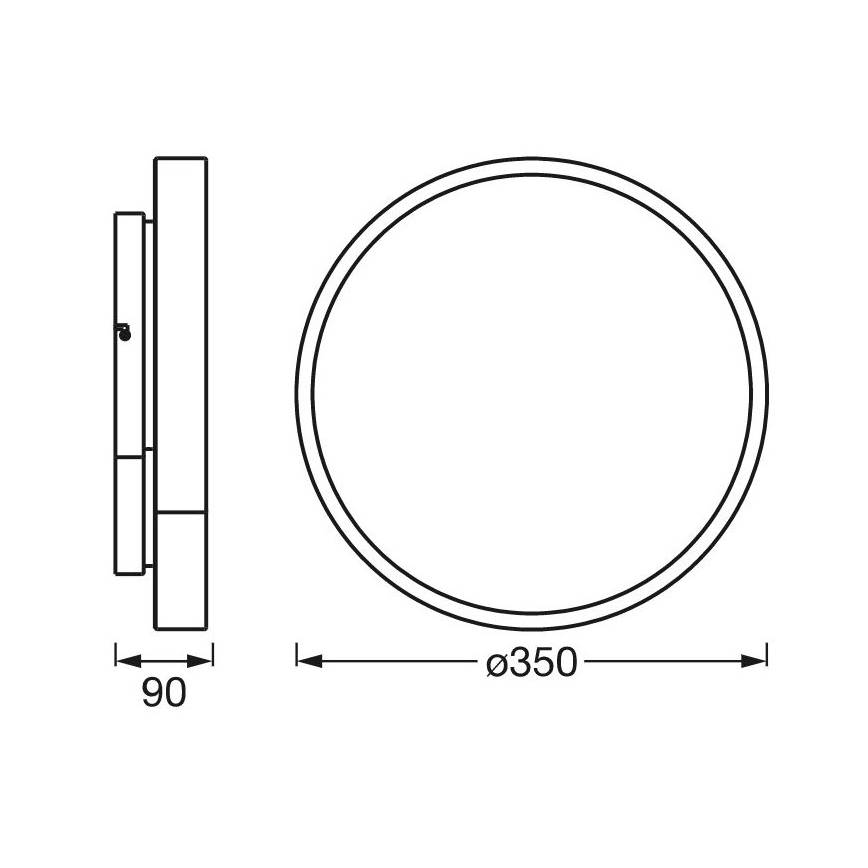 Ledvance - LED RGBW Dimmable φωτιστικό οροφής SMART+ ORBIS LED/28W/230V 3000-6500K Wi-Fi