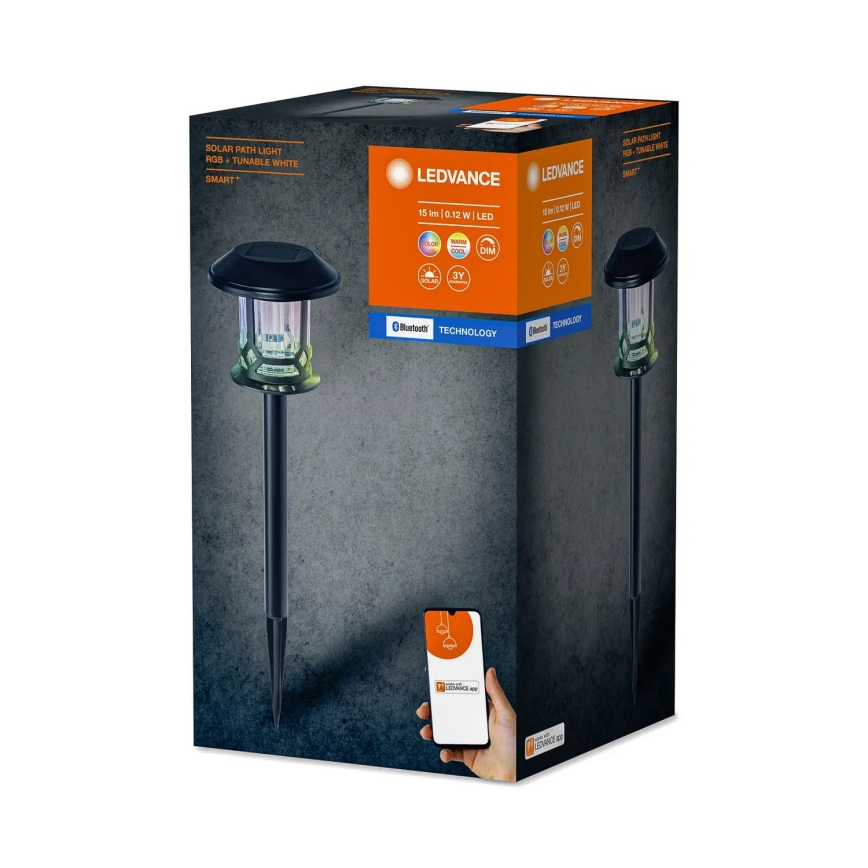 Ledvance - LED RGBW Dimmable ηλιακό φωτιστικό SMART+ SOLAR LED/0,12W/3,2V 3000-6500K IP44