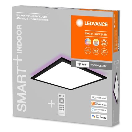 Ledvance - LED RGBW Dimmable πάνελ SMART+ PLANON LED/28W/230V 3000-6500K Wi-Fi + τηλεχειριστήριο