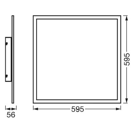 Ledvance - LED RGBW Dimmable πάνελ SMART+ PLANON LED/40W/230V 3000-6500K Wi-Fi + τηλεχειριστήριο