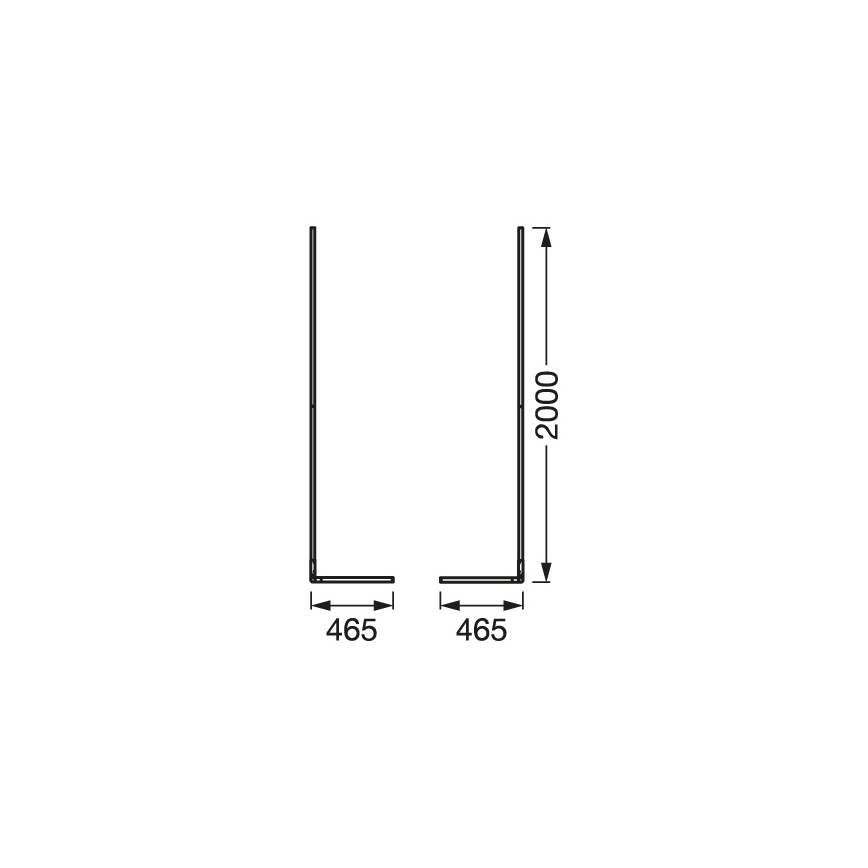 Ledvance - LED RGBW Dimmable φωτιστικό δαπέδου SMART+ FLOOR LED/20W/230V 2700-6500K Wi-Fi λευκό + τηλεχειριστήριο