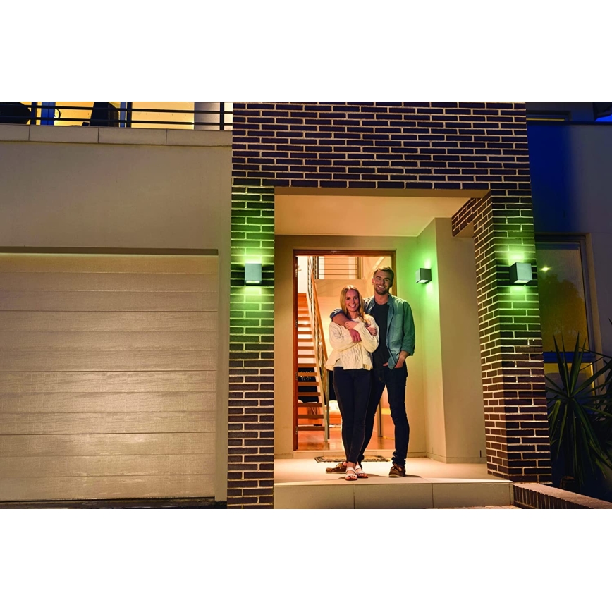 Ledvance - LED RGBW Dimmable φωτιστικό τοίχου εξωτερικού χώρου BRICK LED/14W/230V Wi-Fi IP44