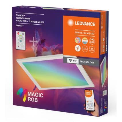 Ledvance - LED RGBW Dimmable φωτιστικό οροφής SMART+ MAGIC LED/24W/230V 2700-6500K Wi-Fi + τηλεχειριστήριο