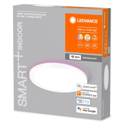 Ledvance - LED RGBW Dimmable φωτιστικό οροφής SMART+ ORBIS LED/19W/230V 2700-6500K Wi-Fi