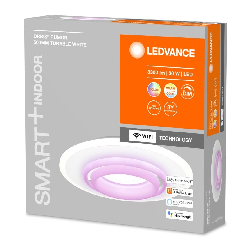 Ledvance - LED RGBW Dimmable φωτιστικό οροφής SMART+ ORBIS LED/32W/230V Wi-Fi