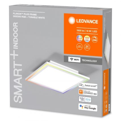 Ledvance - LED RGBW Dimmable φωτιστικό οροφής SMART+ PLANON LED/18W/230V 2700-6500K Wi-Fi