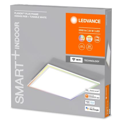 Ledvance - LED RGBW Dimmable φωτιστικό οροφής SMART+ PLANON LED/24W/230V 2700-6500K Wi-Fi