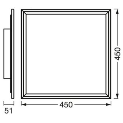 Ledvance - LED RGBW Dimmable φωτιστικό οροφής SMART+ PLANON LED/24W/230V 2700-6500K Wi-Fi