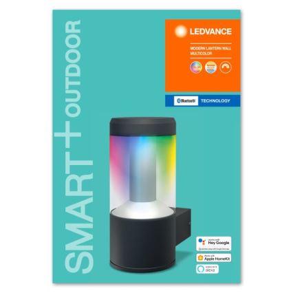 Ledvance -LED RGBW Dimmable φωτιστικό τοίχου SMART+ MODERN LED/12W/230V  IP44 Bluetooth