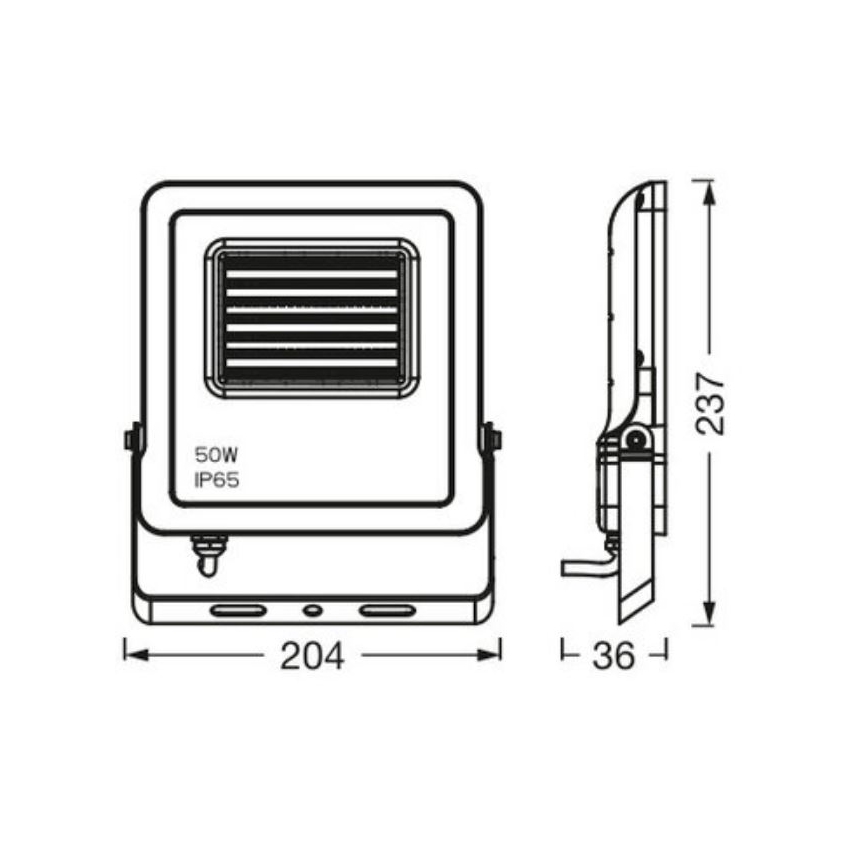 Ledvance - LED RGBW Dimming Εξωτερικού χώρου προβολέας SMART+ FLOODLIGHT LED/50W/230V IP65 Wi-Fi