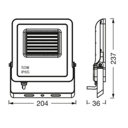 Ledvance - LED RGBW Dimming Εξωτερικού χώρου προβολέας SMART+ FLOODLIGHT LED/50W/230V IP65 Wi-Fi