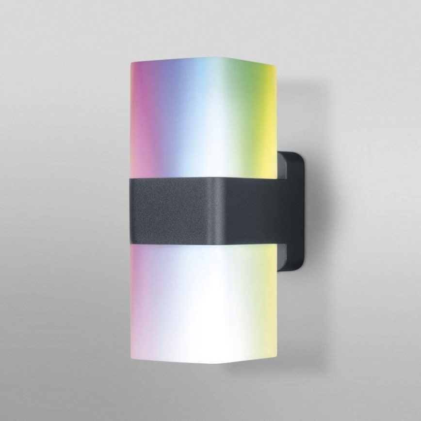 Ledvance - LED RGBW Φωτιστικό τοίχου εξωτερικού χώρου SMART+ CUBE LED/13,5W/230V IP44 Wi-Fi