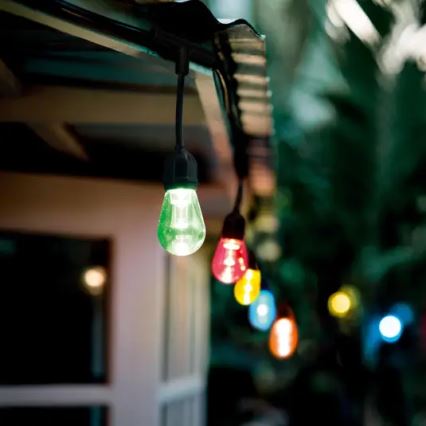 Ledvance - LED RGBW ρυθμιζόμενη εξωτερική γιρλάντα SMART+ STRING 12xLED/0,37W/230V IP44 Wi-Fi