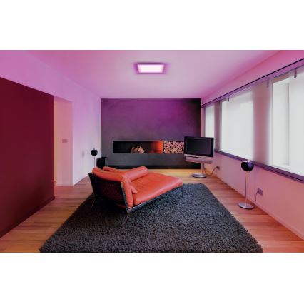 Ledvance - Ρυθμιζόμενο LED RGBW φωτιστικό οροφής SMART+ PLANON LED/28W/230V 45x45 cm Wi-Fi