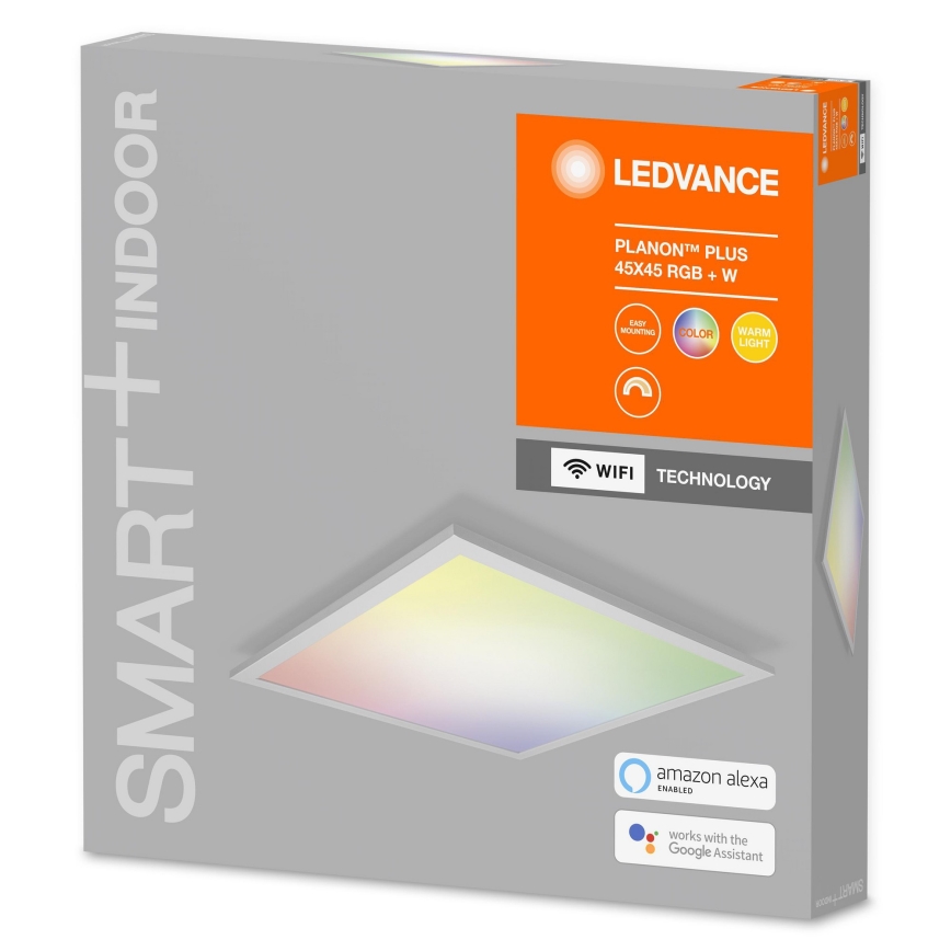 Ledvance - Ρυθμιζόμενο LED RGBW φωτιστικό οροφής SMART+ PLANON LED/28W/230V 45x45 cm Wi-Fi