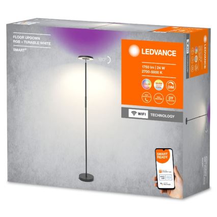 Ledvance - LED RGBW Επιδαπέδια λάμπα dimming SMART+ FLOOR LED/13,5W/230V 2700-5000K Wi-Fi