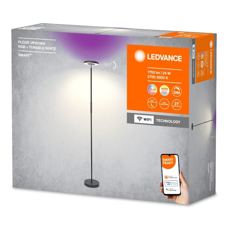 Ledvance - LED RGBW Επιδαπέδια λάμπα dimming SMART+ FLOOR LED/13,5W/230V 2700-5000K Wi-Fi