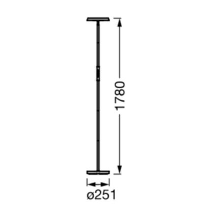 Ledvance - LED RGBW Επιδαπέδια λάμπα dimming SMART+ FLOOR LED/13,5W/230V 2700-5000K Wi-Fi